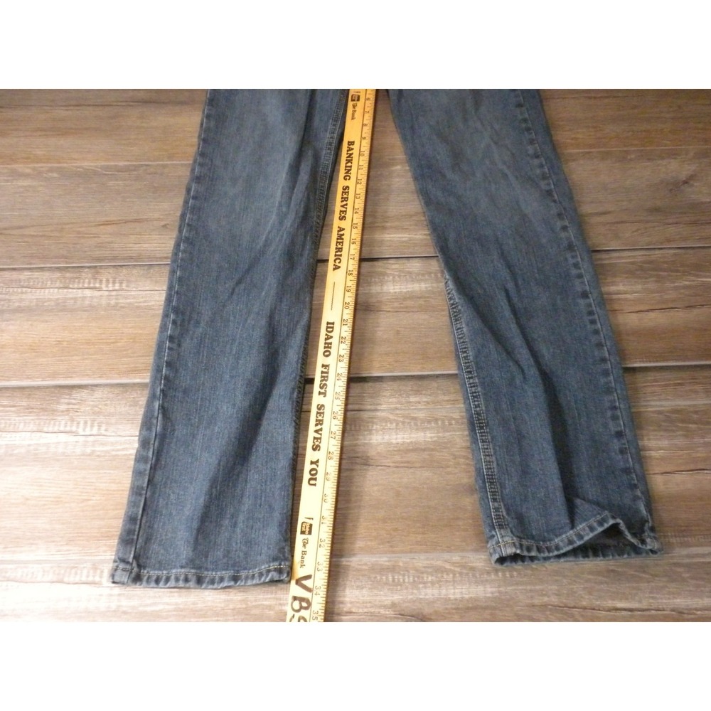 Cinch Jeans Mens 30x34 Blue Denim Silver Label Slim Straight Cowboy Western - Picture 10 of 12